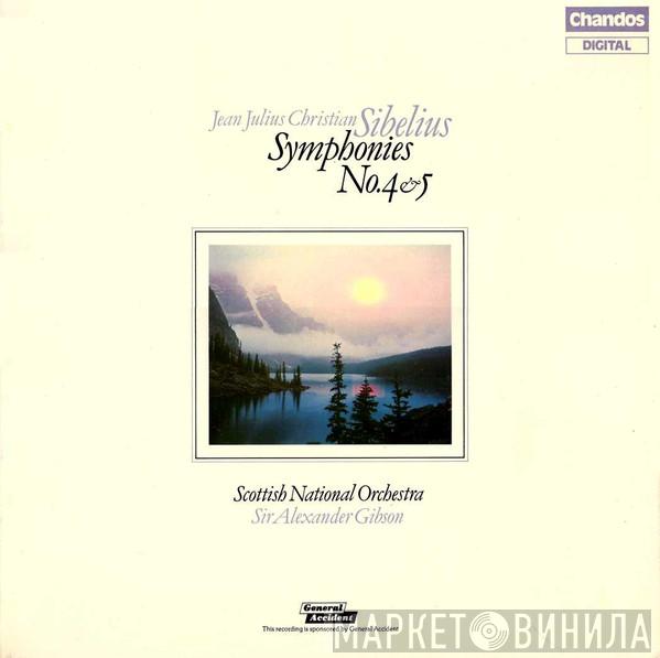 , Jean Sibelius , Royal Scottish National Orchestra  Alexander Gibson  - Symphonies No. 4 & 5