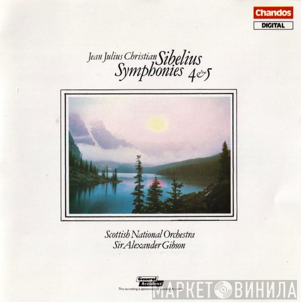- Jean Sibelius , Royal Scottish National Orchestra  Alexander Gibson  - Symphonies No. 4 & 5