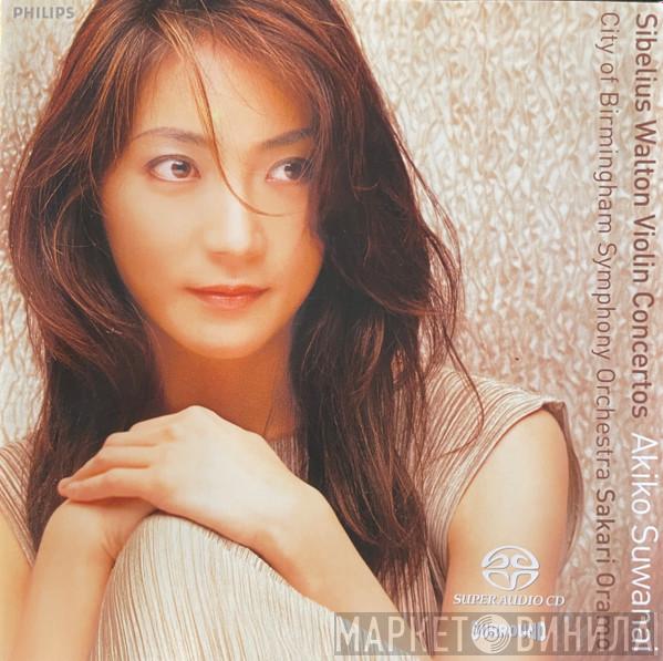 , Jean Sibelius , Sir William Walton , Akiko Suwanai , City Of Birmingham Symphony Orchestra  Sakari Oramo  - Violin Concertos