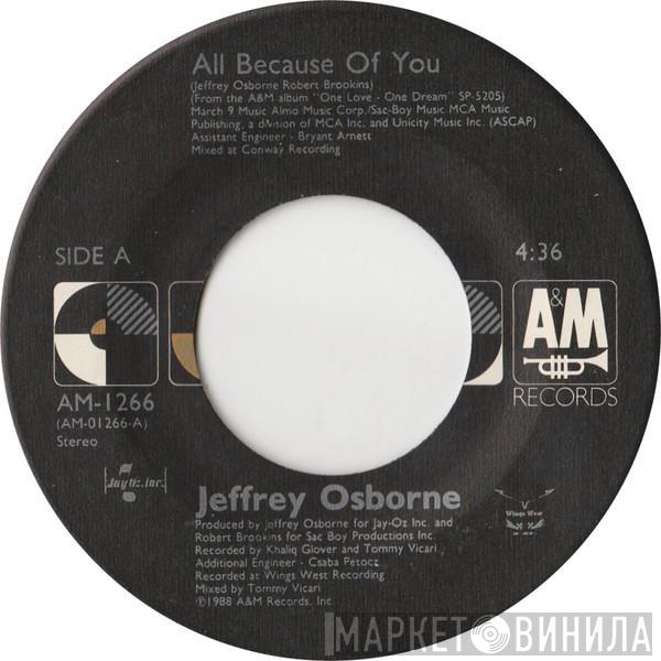  Jeffrey Osborne  - All Because Of You