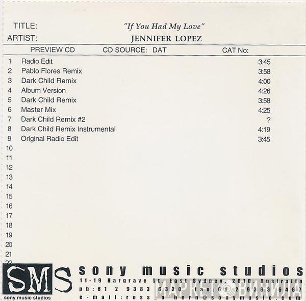  Jennifer Lopez  - If You Had My Love (Mixes & Remixes)