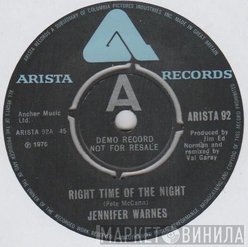 Jennifer Warnes - Right Time Of The Night