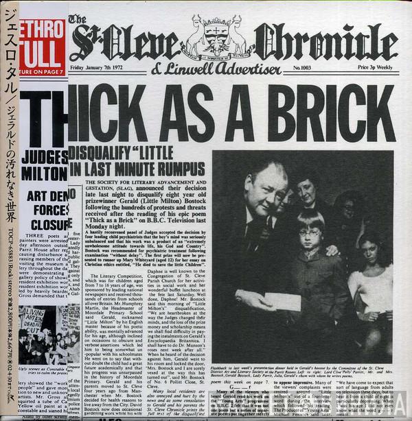  Jethro Tull  - Thick As A Brick