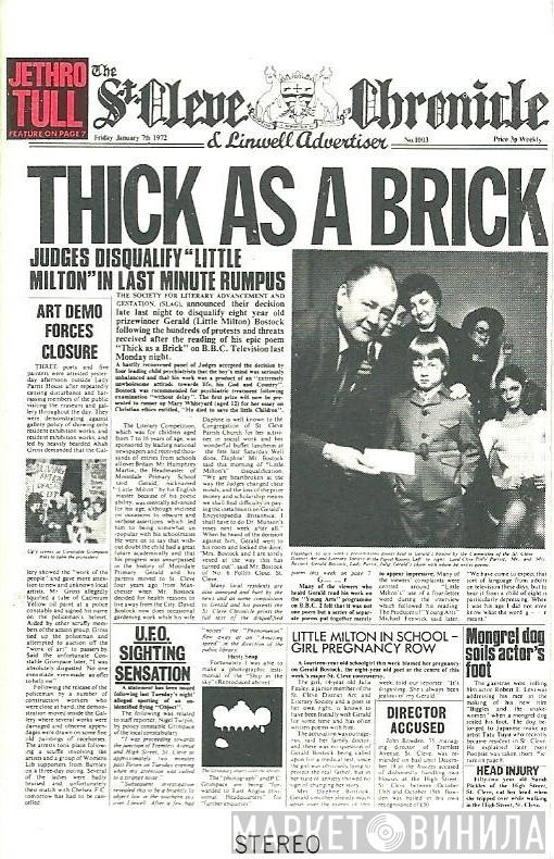  Jethro Tull  - Thick As A Brick