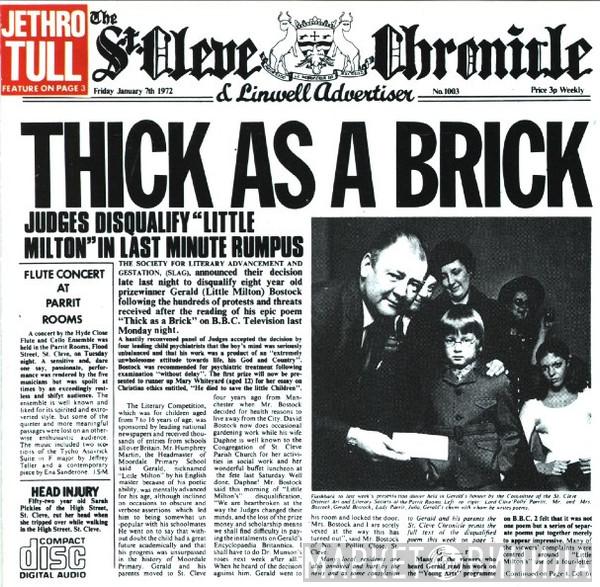  Jethro Tull  - Thick As A Brick