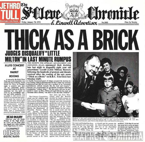  Jethro Tull  - Thick As A Brick