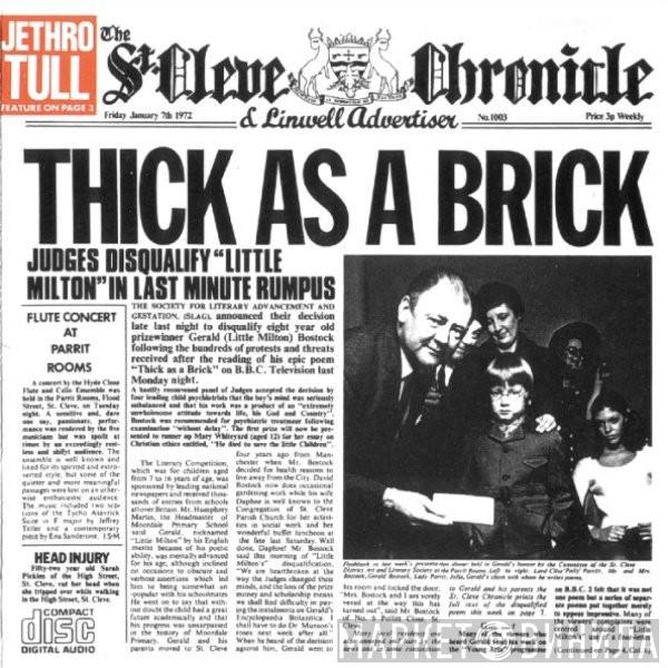  Jethro Tull  - Thick As A Brick