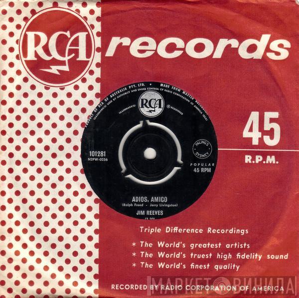  Jim Reeves  - Adios Amigo / A Letter To My Heart