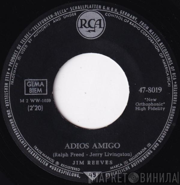  Jim Reeves  - Adios Amigo / A Letter To My Heart