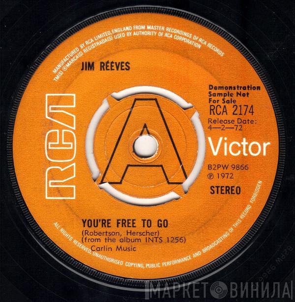  Jim Reeves  - You're Free To Go / Dark Moon