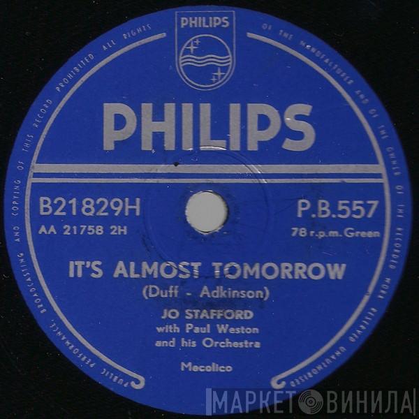 Jo Stafford, Paul Weston And His Orchestra - It's Almost Tomorrow / All Night Long