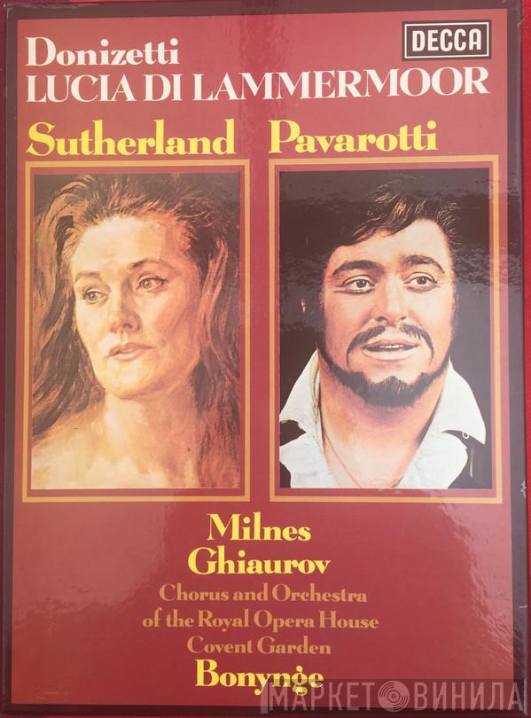 , Joan Sutherland , Luciano Pavarotti , Sherrill Milnes , Nicolai Ghiaurov , Richard Bonynge  Gaetano Donizetti  - Lucia Di Lammermoor