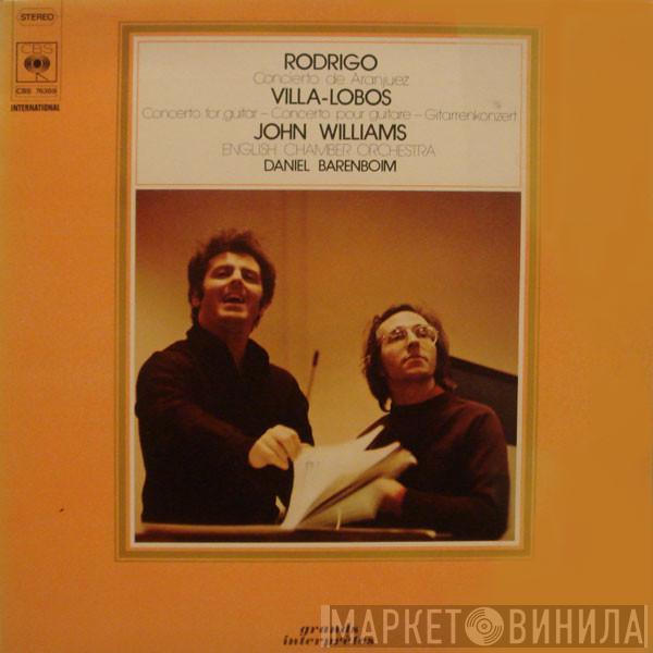 Joaquín Rodrigo Heitor Villa-Lobos John Williams  English Chamber Orchestra Daniel Barenboim  - Concierto De Aranjuez / Concerto For Guitar