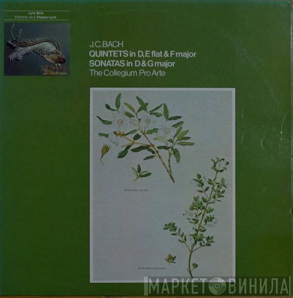 Johann Christian Bach, The Collegium Pro Arte - Quintet In F Major / Quintet In D Major / Sonata In D Major / Sonata In G Major / Quintet In E Flat Major