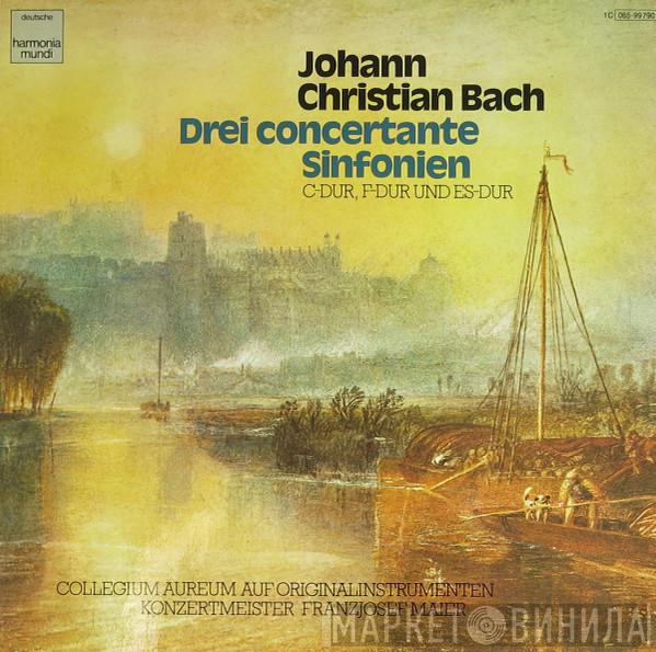 , Johann Christian Bach , Collegium Aureum  Franzjosef Maier  - Drei Concertante Sinfonien (C-Dur, F-Dur Und Es-Dur)