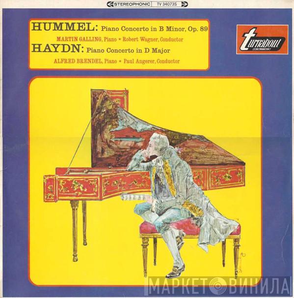Johann Nepomuk Hummel, Joseph Haydn, Martin Galling, Robert Wagner , Alfred Brendel, Paul Angerer - Piano Concerto In B Minor, Op. 89 / Piano Concerto In D Major