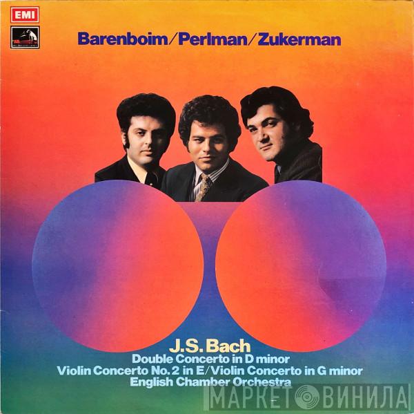 Johann Sebastian Bach, Daniel Barenboim, Itzhak Perlman, Pinchas Zukerman, English Chamber Orchestra - Double Concerto In D Minor /  Violin Concerto No.2 In E / Violin Concerto In G Minor