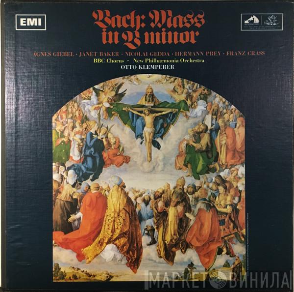 Johann Sebastian Bach, Agnes Giebel, Janet Baker, Nicolai Gedda, Hermann Prey, Franz Crass, BBC Symphony Chorus, New Philharmonia Orchestra, Otto Klemperer - Mass In B Minor