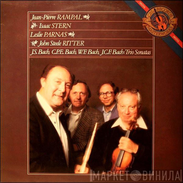 Johann Sebastian Bach, Carl Philipp Emanuel Bach, Wilhelm Friedemann Bach, Johann Christoph Friedrich Bach, Jean-Pierre Rampal, Isaac Stern, Leslie Parnas, John Steele Ritter - Trio Sonatas