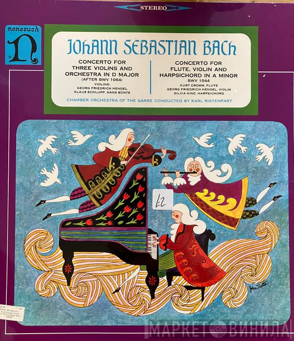  Johann Sebastian Bach  - Concerto For Three Violins And Orchestra In D Major, Concerto For Flute, Violin And Harpsichord In A Minor