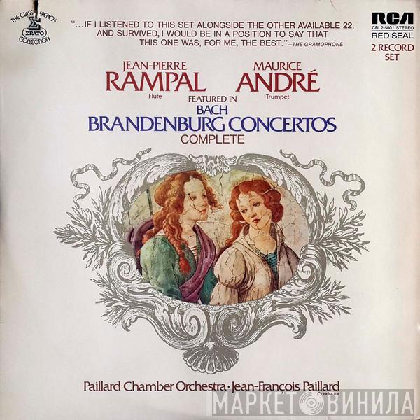 , Johann Sebastian Bach , Jean-Pierre Rampal , Maurice André , Orchestre De Chambre Jean-François Paillard , Gérard Jarry  Pierre Pierlot  - J.S. Bach - Les Six Concertos Brandebourgeois