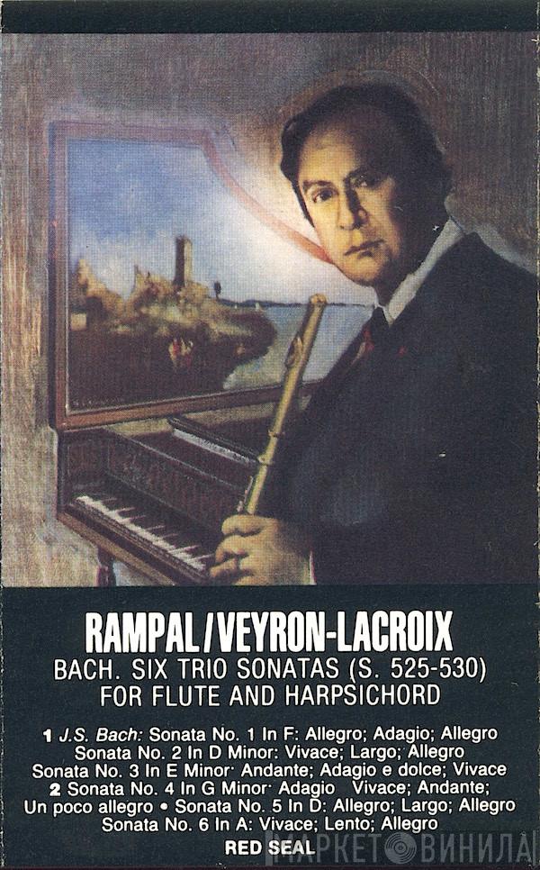 , Johann Sebastian Bach , Jean-Pierre Rampal  Robert Veyron-Lacroix  - Six Trio Sonatas For Flute And Harpsichord, S. 525-530