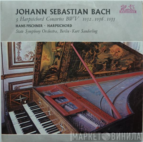 - Johann Sebastian Bach - Kurt Sanderling - Hans Pischner  Berliner Sinfonie Orchester  - 3 Harpsichord Concertos  BWV 1052, 1056, 1055