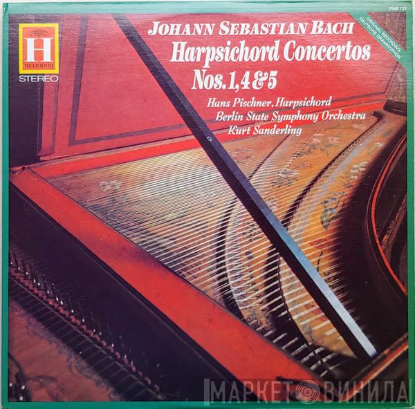 - Johann Sebastian Bach - Kurt Sanderling - Hans Pischner  Berliner Sinfonie Orchester  - Harpsichord Concertos Nos. 1, 4 & 5