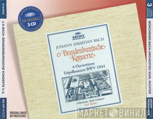 – Johann Sebastian Bach , Münchener Bach-Orchester  Karl Richter  - 6 Brandenburgische Konzerte, 4 Oüverturen, Tripelkonzert BWV 1044