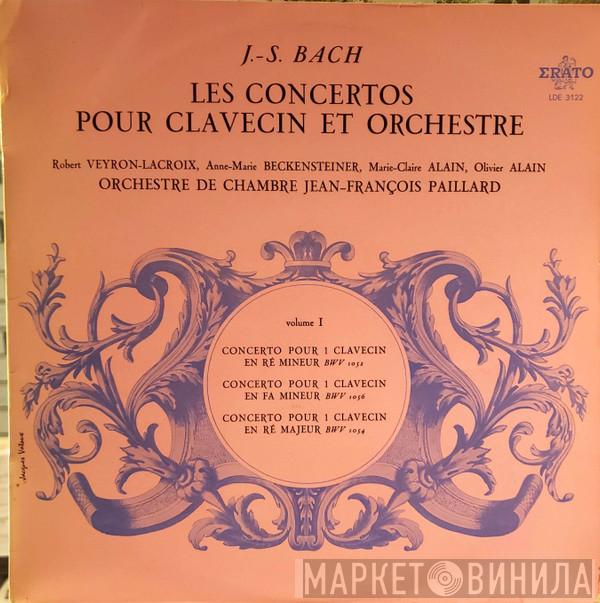 , Johann Sebastian Bach , Orchestre De Chambre Jean-François Paillard  Robert Veyron-Lacroix  - Les Concertos Pour Clavecin Et Orchestre (Volume I)