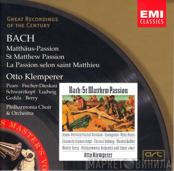 Johann Sebastian Bach, Peter Pears, Dietrich Fischer-Dieskau, Elisabeth Schwarzkopf, Christa Ludwig, Nicolai Gedda, Walter Berry, Philharmonia Chorus, Philharmonia Orchestra, Otto Klemperer - Matthäus-Passion = St Matthew Passion = La Passion Selon Saint Matthieu