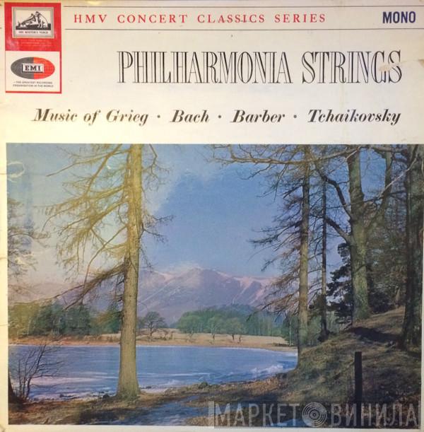 Johann Sebastian Bach, Samuel Barber, Edvard Grieg, Pyotr Ilyich Tchaikovsky, Anatole Fistoulari, Efrem Kurtz - Philharmonia Strings