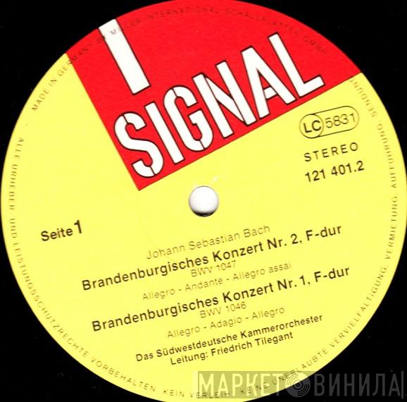 , Johann Sebastian Bach , Ulrich Koch , György Terebesi , Maurice André , Friedrich Tilegant  Südwestdeutsches Kammerorchester  - Brandenburgische Konzerte 1, 2, 6