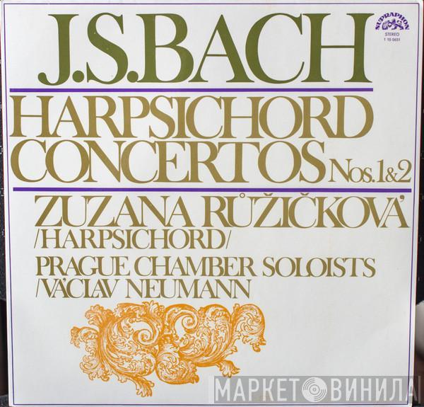 , Johann Sebastian Bach With Zuzana Růžičková , Prague Chamber Soloists  Václav Neumann  - Harpsichord Concertos Nos. 1 & 2