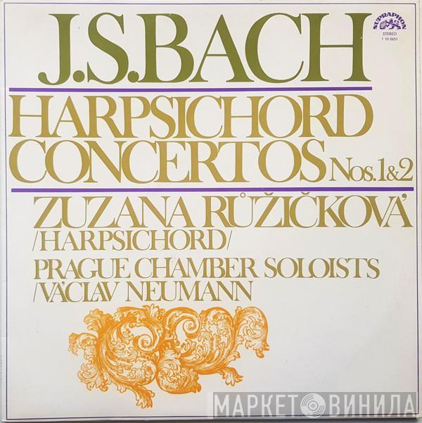 , Johann Sebastian Bach With Zuzana Růžičková , Prague Chamber Soloists  Václav Neumann  - Harpsichord Concertos Nos. 1 & 2