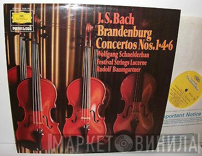 Johann Sebastian Bach, Wolfgang Schneiderhan, Festival Strings Lucerne, Rudolf Baumgartner - Brandenburgische Konzerte Nr. 1 • 4 •  6