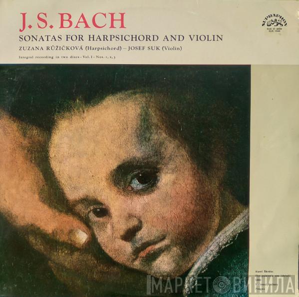 - Johann Sebastian Bach , Zuzana Růžičková  Josef Suk  - Sonatas For Harpsichord And Violin