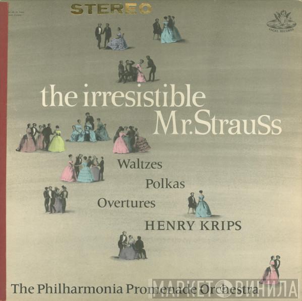 - Johann Strauss Jr. Conducted By Philharmonia Promenade Orchestra  Henry Krips  - The Irresistible Mr. Strauss