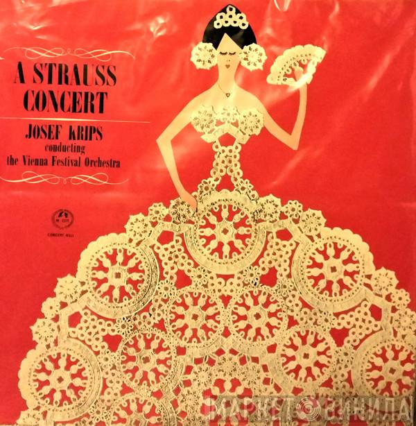 , Johann Strauss Jr. Conducting Josef Krips  Wiener Festspielorchester  - A Strauss Concert
