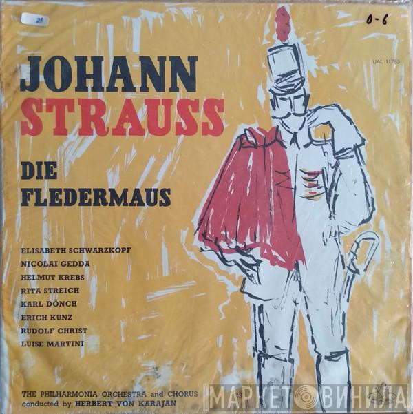 , Johann Strauss Jr.  Herbert von Karajan  - Die Fledermaus