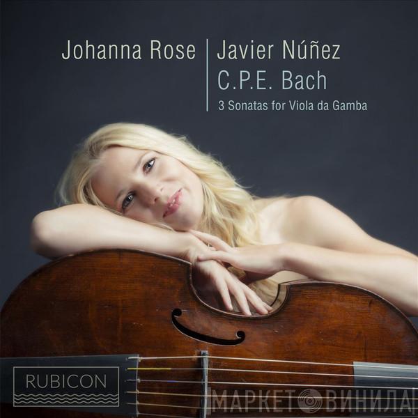, Johanna Rose , Javier Núñez   Carl Philipp Emanuel Bach  - 3 Sonatas For Viola Da Gamba