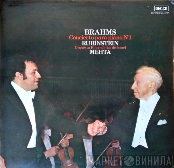 , Johannes Brahms ∙ Arthur Rubinstein , Zubin Mehta  Israel Philharmonic Orchestra  - Concierto Para Piano No.1