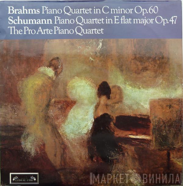 Johannes Brahms, Robert Schumann, The Pro Arte Piano Quartet - Piano Quartet In C Minor Op. 60 / Piano Quartet In E Flat Major Op. 47