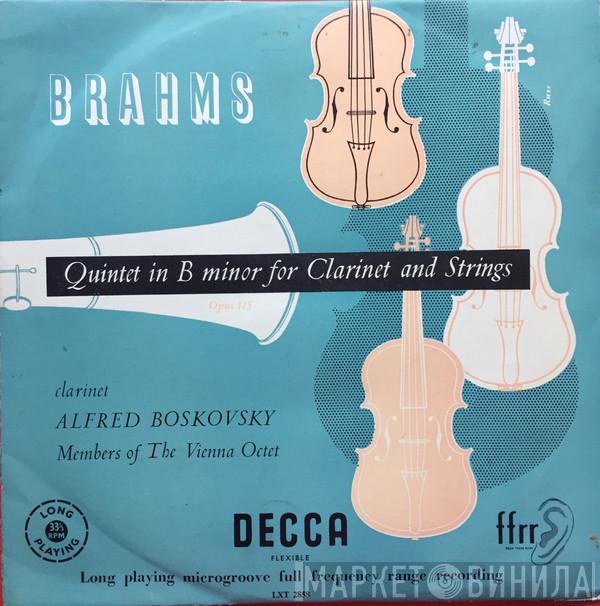 Johannes Brahms, Alfred Boskovsky, Mitglieder Des Wiener Oktetts - Quintet In B Minor For Clarinet And Strings, Opus 115