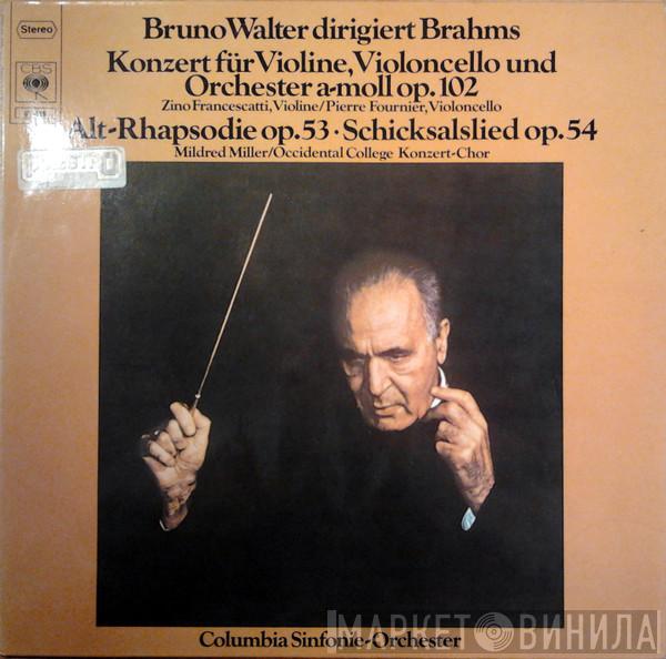 - Johannes Brahms , Columbia Symphony Orchestra , Bruno Walter , Pierre Fournier  Zino Francescatti  - Bruno Walter Dirigiert Brahms- Konzert Für Violine, Violoncello Und Orchester A-Moll Op.102