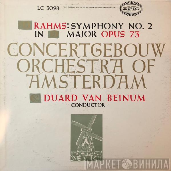 - Johannes Brahms , Concertgebouworkest  Eduard van Beinum  - Symphony No. 2 In D Major, Opus 73