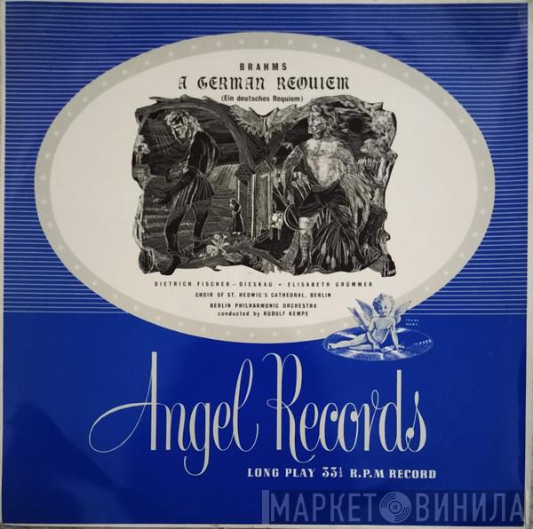 , Johannes Brahms , Dietrich Fischer-Dieskau , Elisabeth Grümmer , Chor Der St. Hedwigs-Kathedrale Berlin  Rudolf Kempe  - A German Requiem (Ein Deutsches Requiem)