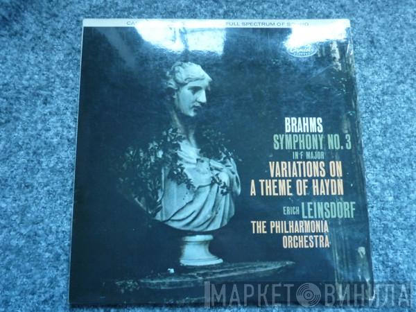 Johannes Brahms, Erich Leinsdorf, Philharmonia Orchestra - Symphony No. 3 In F Major, Variations On A Theme Of Haydn
