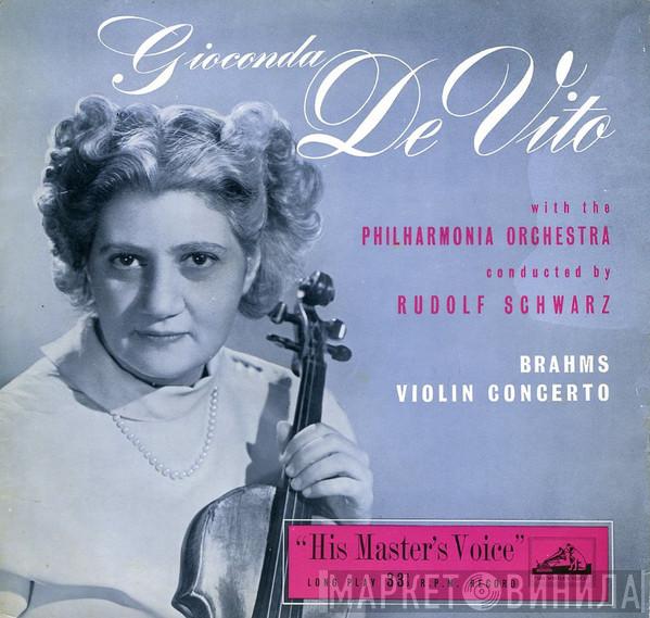 Johannes Brahms, Gioconda De Vito, Philharmonia Orchestra, Rudolf Schwarz - Brahms Violin Concerto