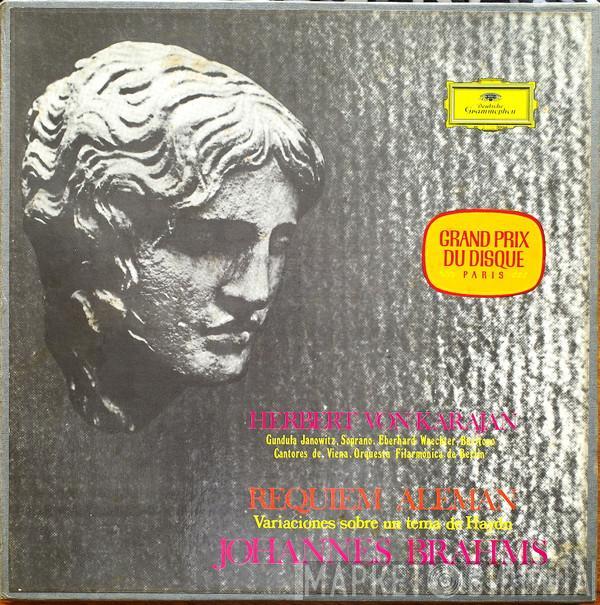Johannes Brahms, Gundula Janowitz, Eberhard Wächter, Herbert von Karajan, Wiener Singverein, Berliner Philharmoniker - Requiem Aleman
